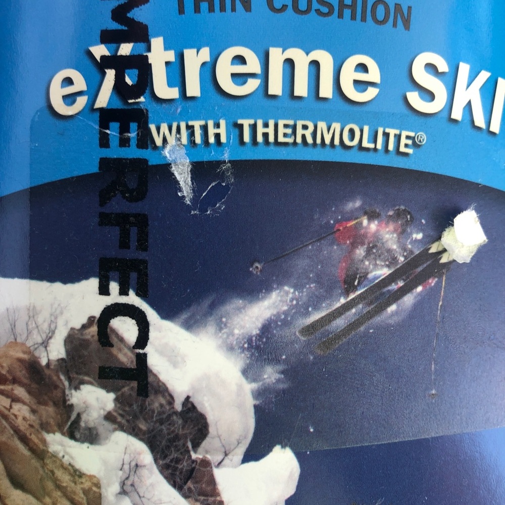 Thorlos thin cushion extreme ski socks new in pics